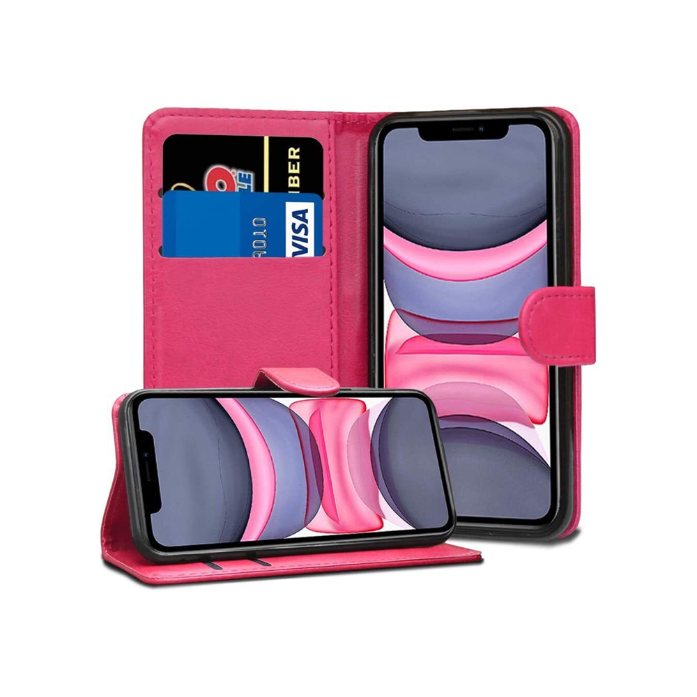 iPhone-14-Letaher-Wallet-Case-Rose-Pink